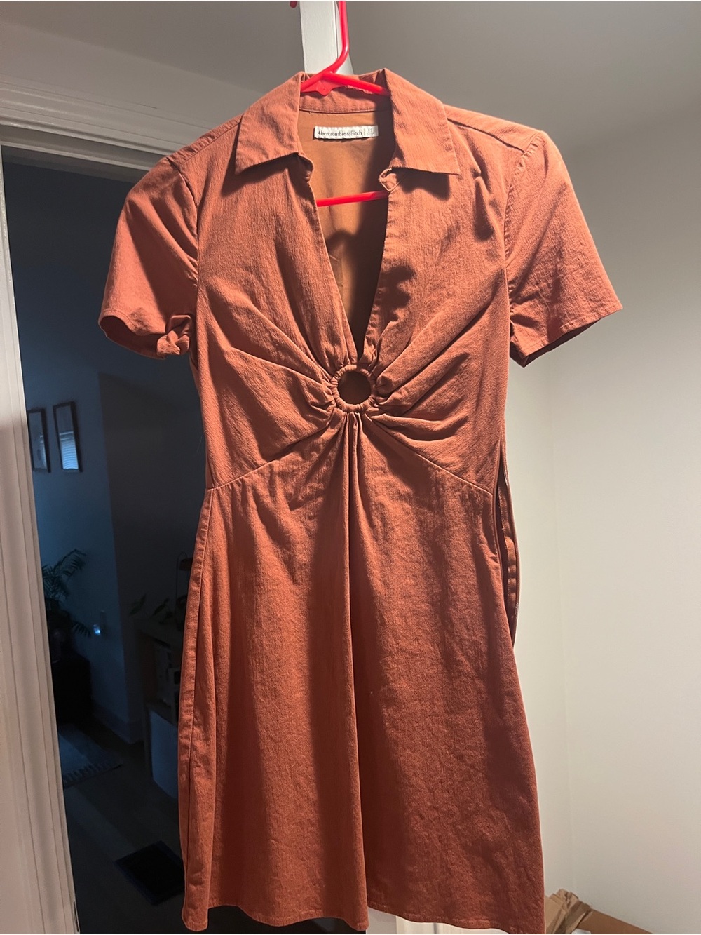 Abercrombie Short Sleeve Ring-Front Dress